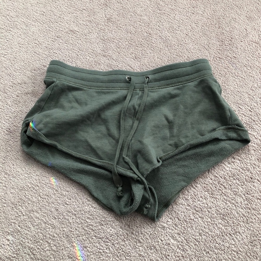 Aerie Green Shorts